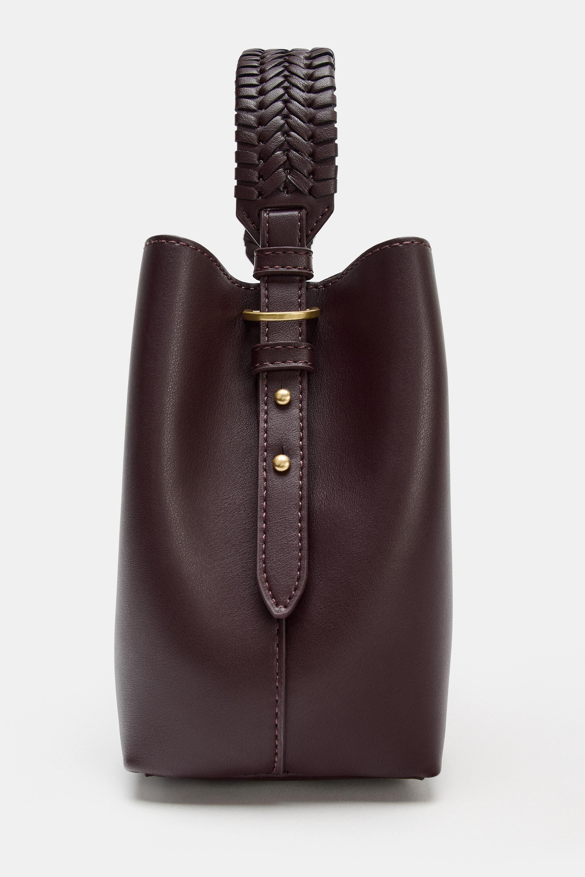 BRAIDED HANDLE HANDBAG